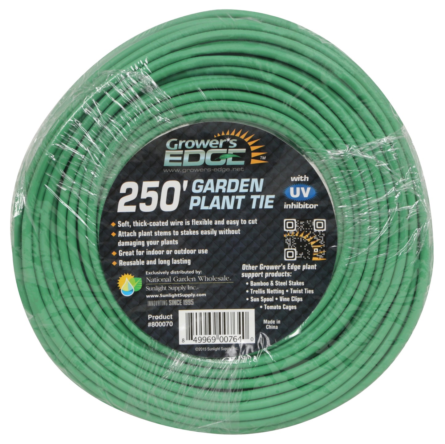 GROWERS EDGE SOFT GARDEN PLANT TIE 250FT