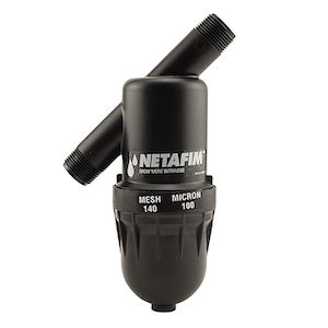 NETAFIM DISC FILTER 3/4IN MPT X MPT 140 MESH 17 GPM