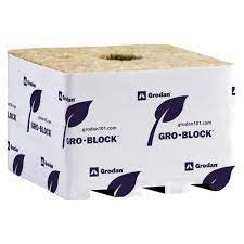GRODAN GRO BLOCK GR6.5 SMALL 4IN X 4IN X 2.6IN STRIP CASE