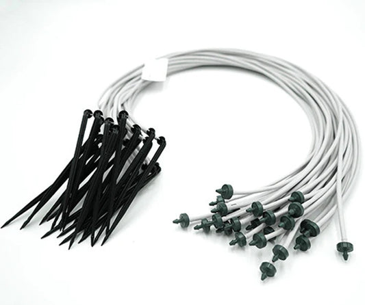 NETAFIM SINGLE DRIP STAKE ASSEMBLY 0.5 GPH 36IN (25/BUNDLE)