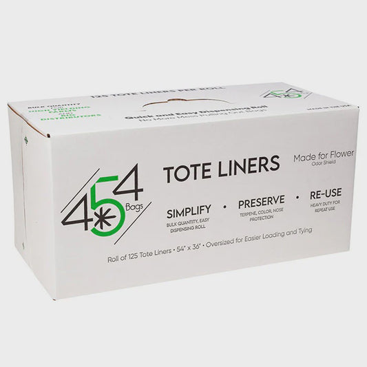 454 BAGS TOTE LINERS 54X36 125 COUNT